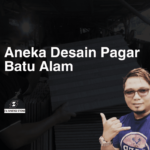 Aneka Desain Pagar Batu Alam