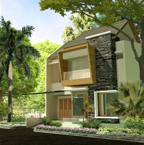 desain rumah minimalis batu alam desain rumah
