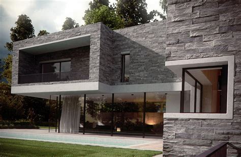 model rumah minimalis batu alam terbaru